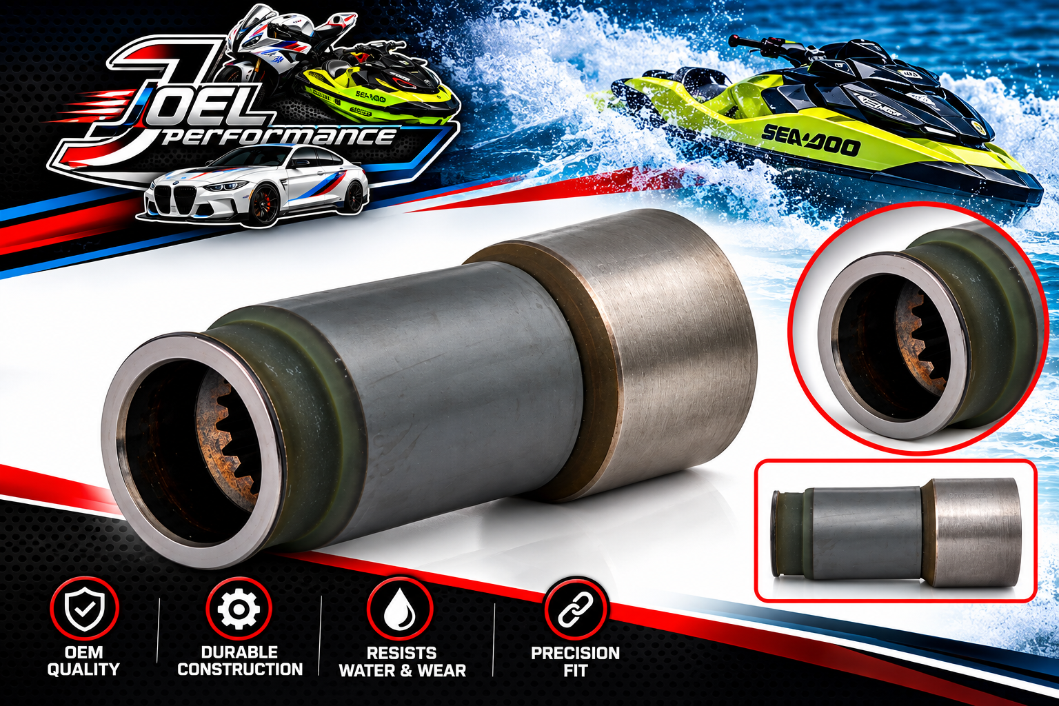 Sea-Doo Spark Output SleevePersonal Watercraft Part