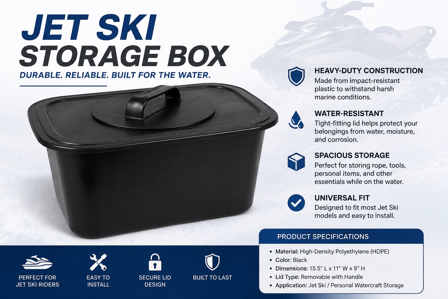 Jet ski Storage box